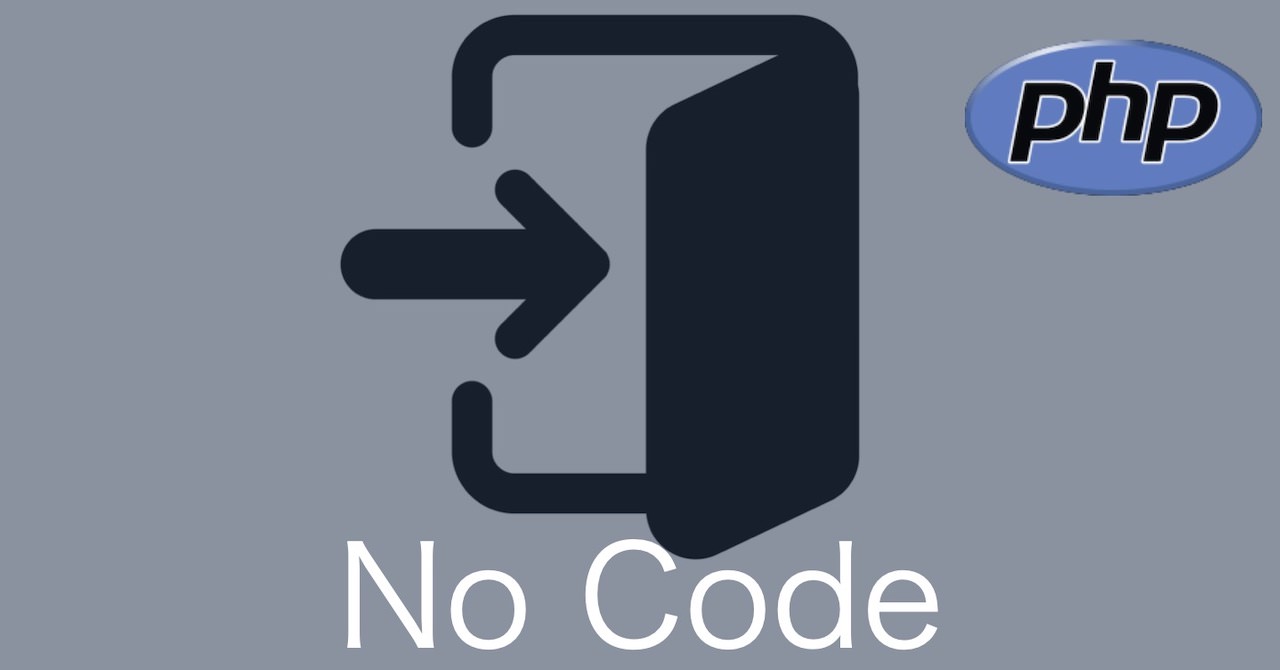 php no code